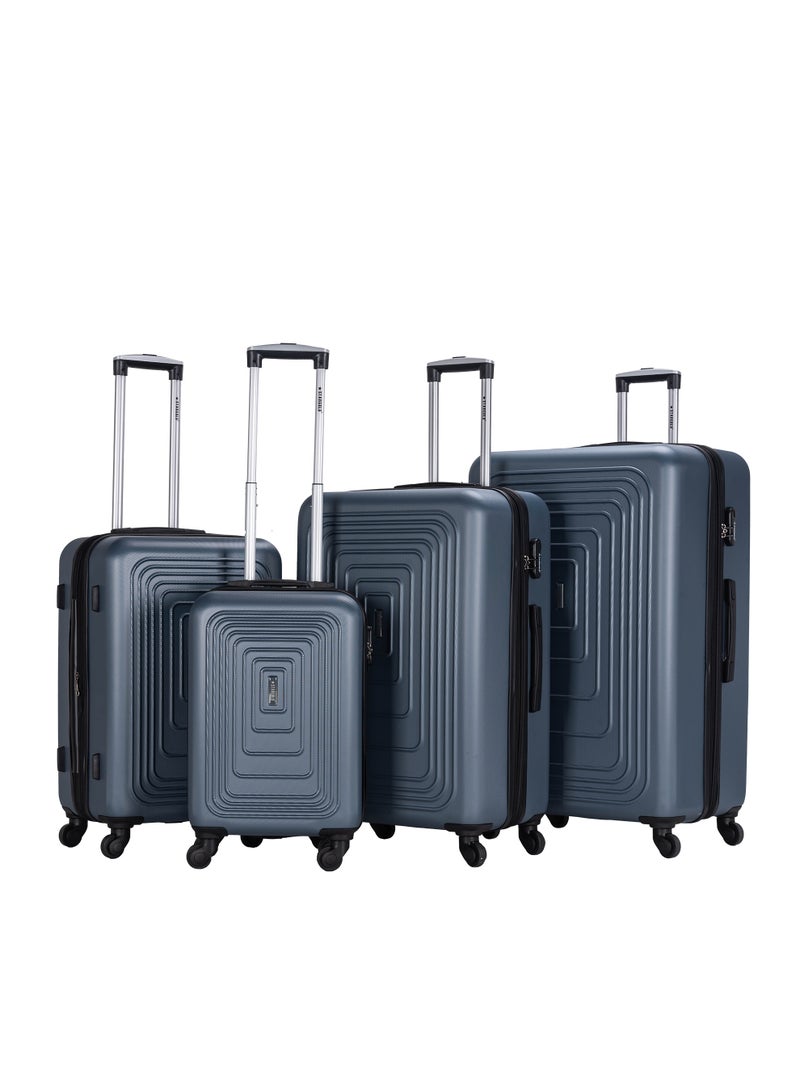 ستارجولد مجموعة حقائب سفر مكونة من 4 قطع من حقائب أمتعة السفر ذات الجانب الصلب من مادة ABS - Image 1