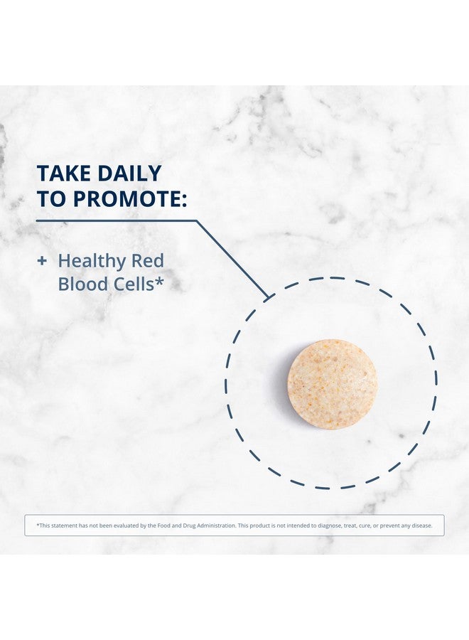 ميتاجينكس هيماجينكس - مكمل غذائي غني بالحديد - لا يسبب الإمساك - فيتامين ب12، ب6، وحمض الفوليك - يدعم تكوين خلايا الدم الحمراء الصحية والحفاظ عليها* - غير معدل وراثيًا، وخالي من الغلوتين، ونباتي - 60 قرصًا - Image 5
