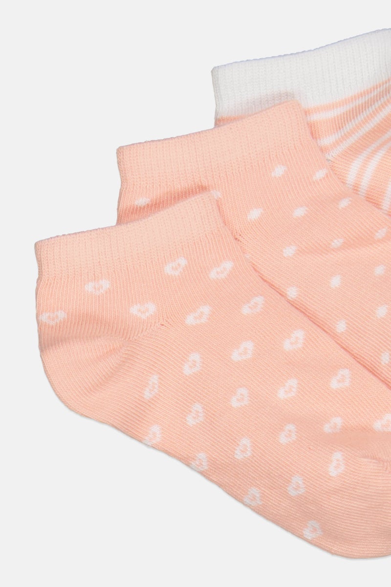 bebe Toddlers Girl 5 Pairs Allover Print Ankle Socks, Multicolor - Image 2