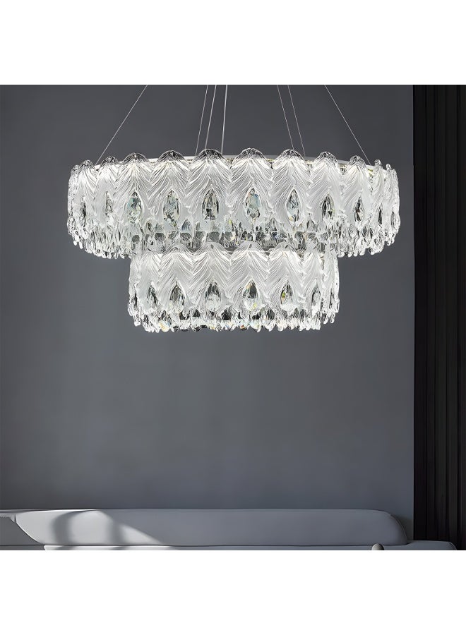 Light luxury chandelier (luminous glass)  - Image 1