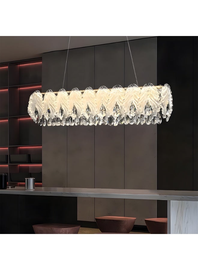 Light luxury chandelier (luminous glass)  - Image 4