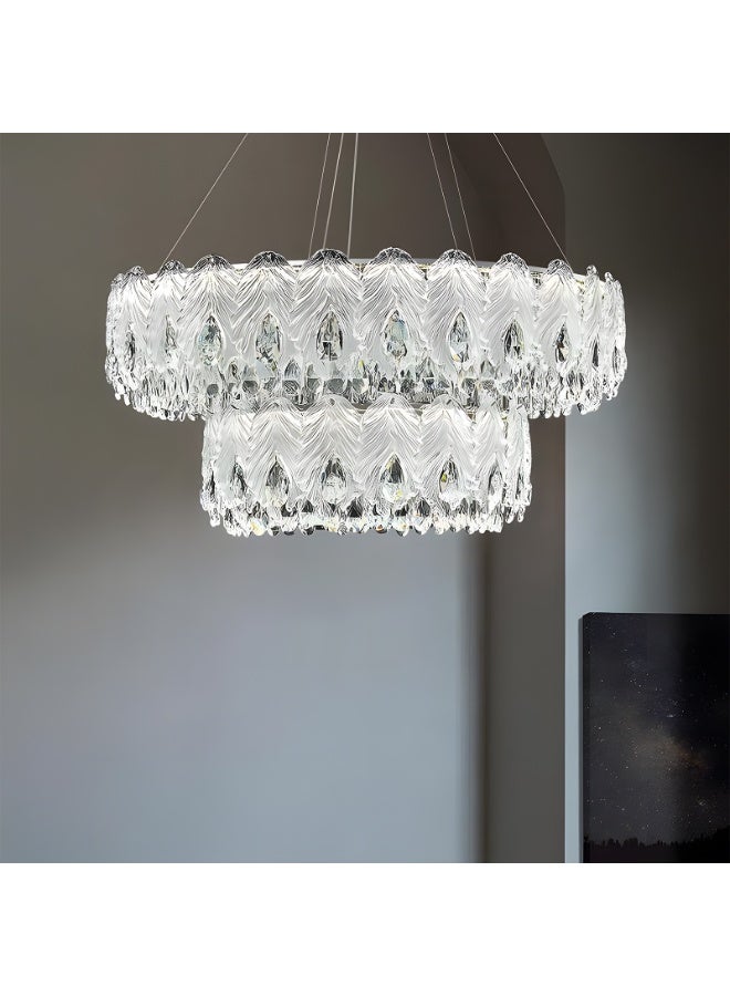 Light luxury chandelier (luminous glass)  - Image 3