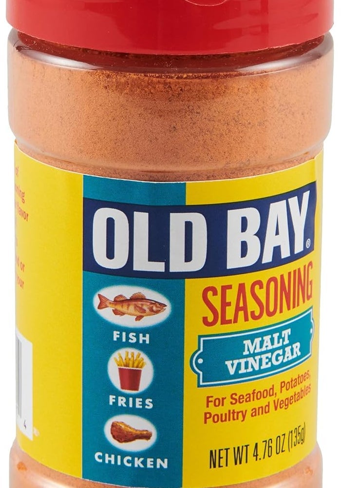 OLD BAY Seasoning with Malt Vinegar - Perfect for Fries, Wings, Seafood, and Vegetables - 4.76 oz - Image 1