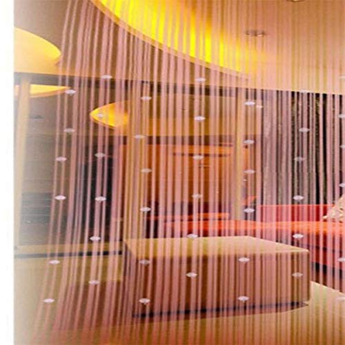FUT String Tassel Crystal Beads Curtain, Partition Door Curtain Beaded String Curtain Door Screen Panel Home Decor Divider for Bridal Chamber Room Beauty Salon Bedroom New Home Hotel Decoration 1x2m - Image 3