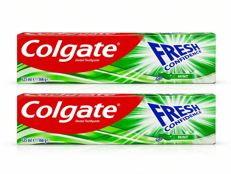 Fresh Confidence Mint Toothpaste 125 ml (pack of 2)