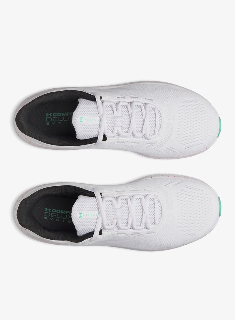 Under Armour White Charged Pursuit 4 Bl for Men | Best Price UAE