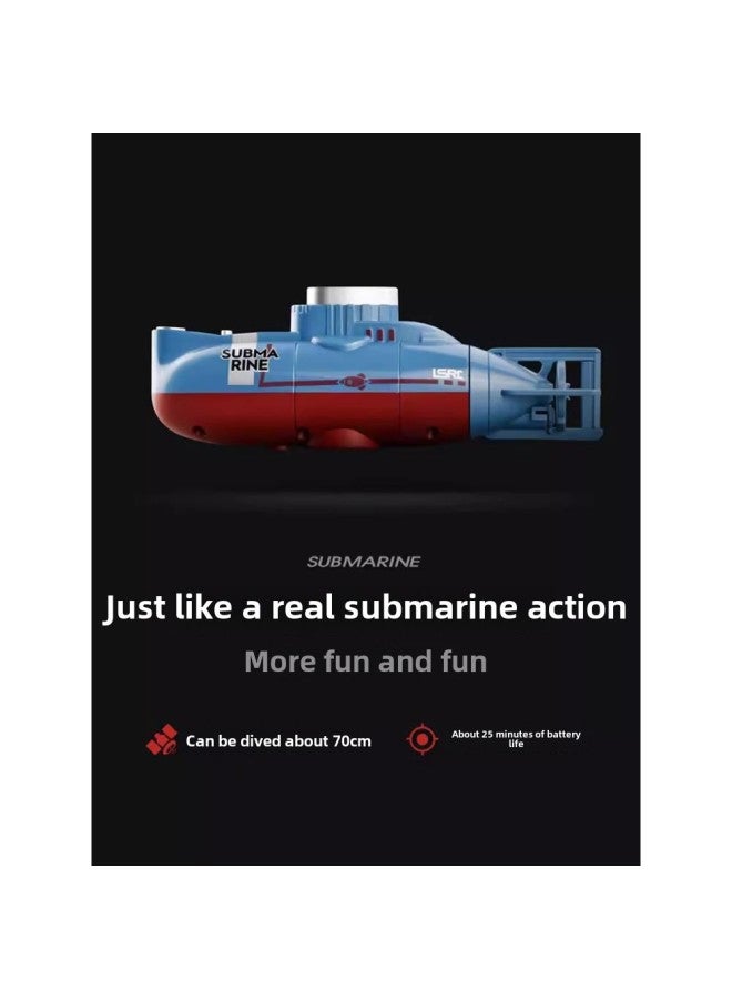 Fishing Special Remote Control Boat Remote Control Submarine Model Mini Black Technology Children's Birthday Gift Boys Electric-Color:Remote Control Speedboat [dark Red] Strong Power And Adjustable Speed  - Image 3