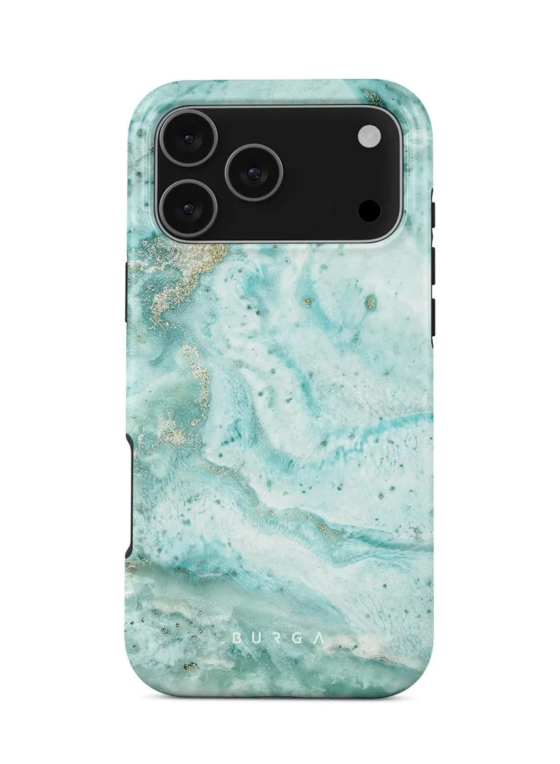 بورجا جراب Uluwatu Premium لهاتف iPhone 17 Pro Max متوافق مع هيكل صلب مزدوج الطبقات هجين + حماية من السيليكون - غطاء محمول مقاوم للخدش والصدمات