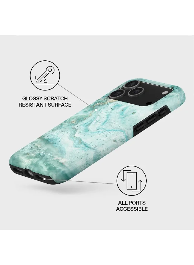 BURGA iPhone 17 Pro Max Uluwatu Premium Case Compatible with Hybrid Dual-Layer Hard Shell + Silicone Protection - Scratch-Resistant Shockproof Mobile Cover