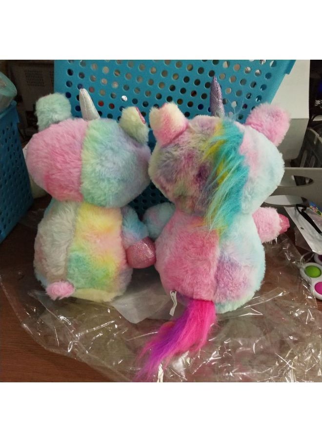 Soothing Projection Lamp Children's Toys Dream Lites Children's Cartoon Plush Starry Sky Doll Without Music-Color:White Unicorn-Specifications:OPP Packaging  - Image 2