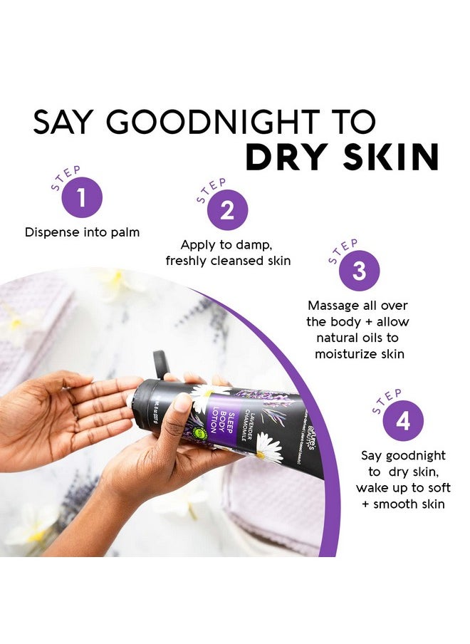 Nature's Beauty Nature's Beauty Lavender Chamomile Sleep Body Lotion Multi-Pack - Lightweight, Non-Greasy Moisturizer to Sooth & Relax Dry Skin, Made w/Coconut, Jojoba + Moringa Seed Oils, 8 oz (2 Pack)  - Image 3