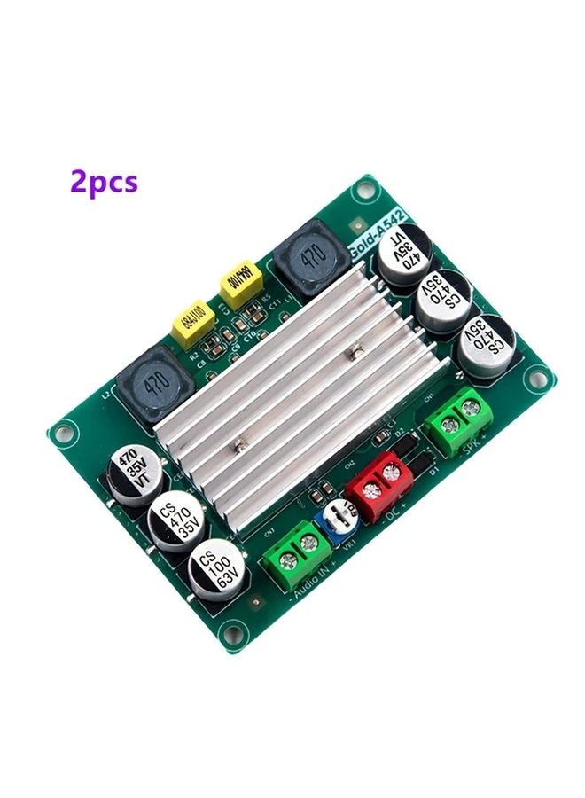 2Pcs Single Channel 100W Digital Amplifier Board TPA3116D2 Audio Amp DC12 24V - Image 1