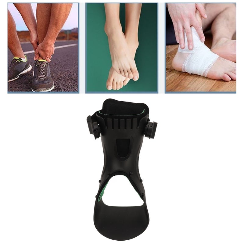 Left Foot Drop Brace Lightweight Foot Orthosis Support Adjustable Straps for Hemiplegia Stroke Recovery L - Image 4