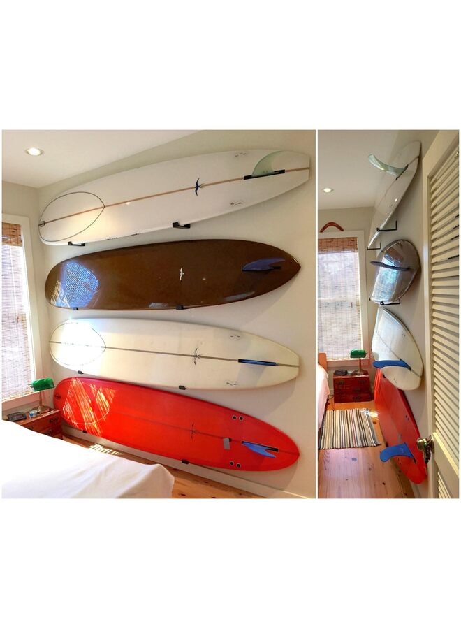 Snowboard Wall Mount Display, Solid Snowboard Mount Wall for Home and Garage Snowboard Storage and Surfboard - Image 3