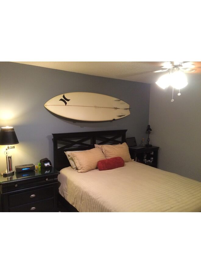 Snowboard Wall Mount Display, Solid Snowboard Mount Wall for Home and Garage Snowboard Storage and Surfboard - Image 5