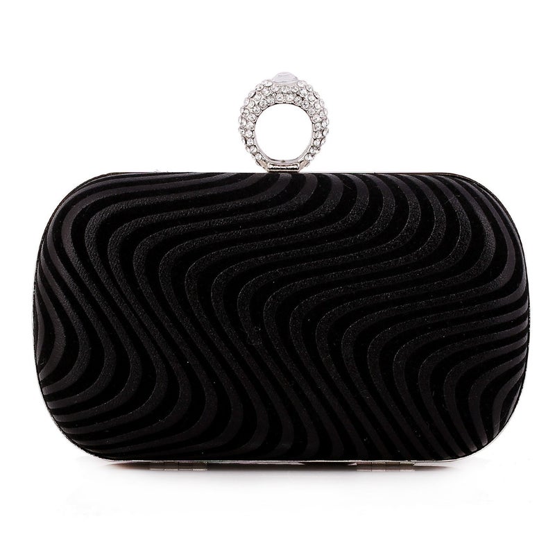 Supply Bag Women'S Fashion Pu Striped Evening Bag Hand-Held Women'S Bag Dress Banquet Bag 3068 - Image 4