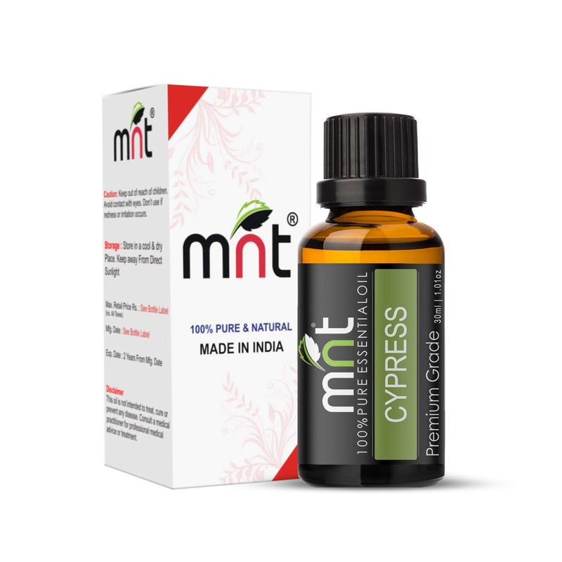 MNT Cypress Essential Oil 100% Pure Natural & Therapeutic Grade for Aromatherapy, Massage Suitable for All Skin (30ML) - Image 4