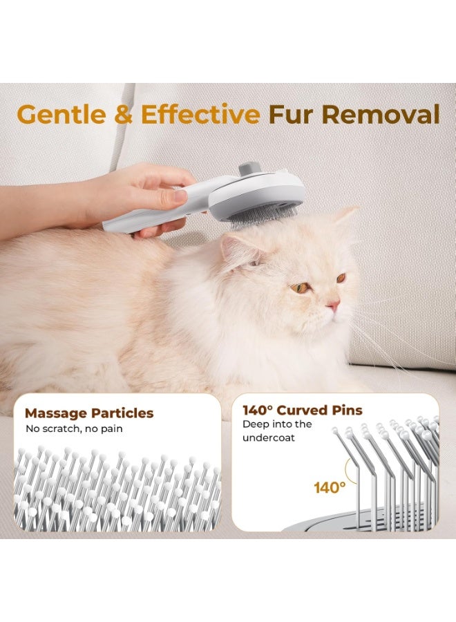 general Self-Cleaning Cat Steam Brush with 2 Water Spray Modes, Large Capacity Tank, Dog Brush for Shedding Massaging Grooming, Cool Mist Only - Image 5