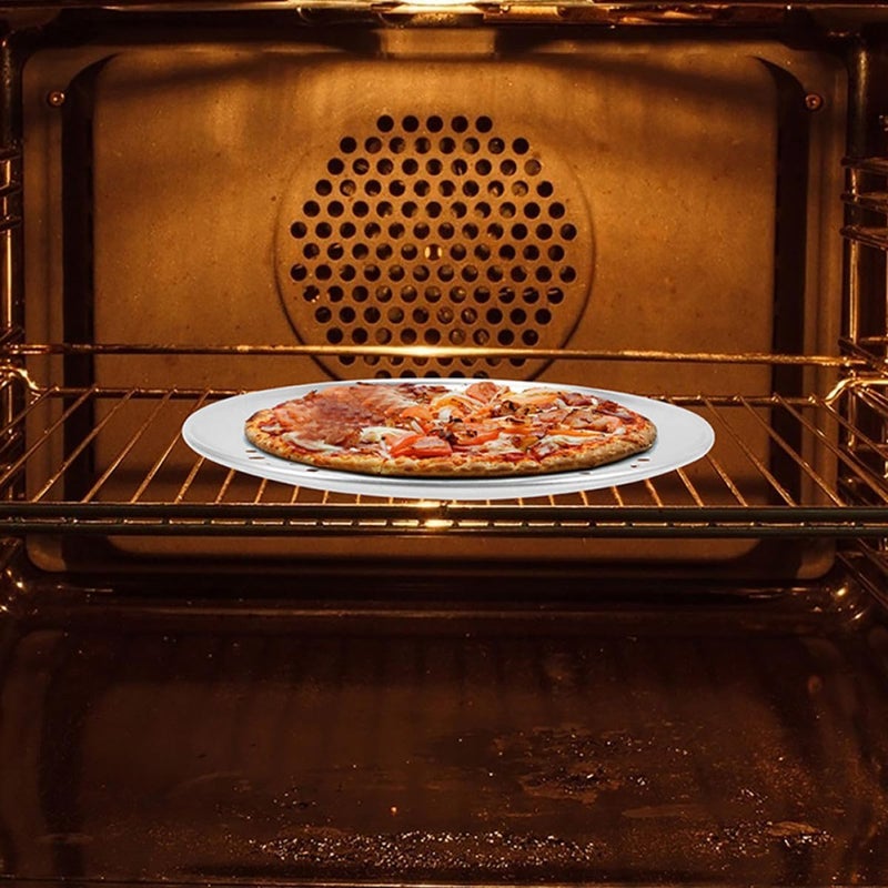 GALPADA Perforated 9-inch Aluminum Pizza Pan for Oven Baking Household Pizza Baking Tray with Holes Metal Crisp Pan for Home Kitchen Use - Image 4