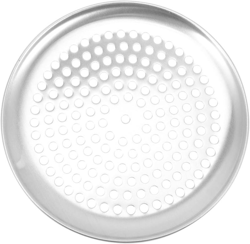 GALPADA Perforated 9-inch Aluminum Pizza Pan for Oven Baking Household Pizza Baking Tray with Holes Metal Crisp Pan for Home Kitchen Use - Image 1