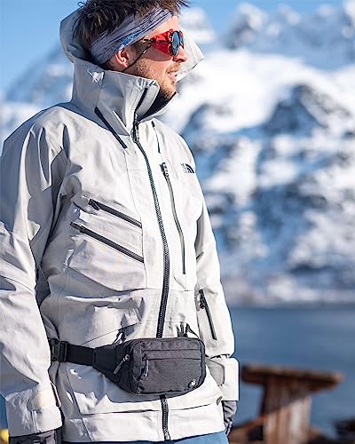 WATERFLY Fanny Pack Waist Bag: Small Hip Pouch Bum Bag Fannie Pack Phanny Fannypack Waistpack Bumbag Beltbag Sport Slim Fashionable for Jogging Hiking Hiker Woman Man - Image 4