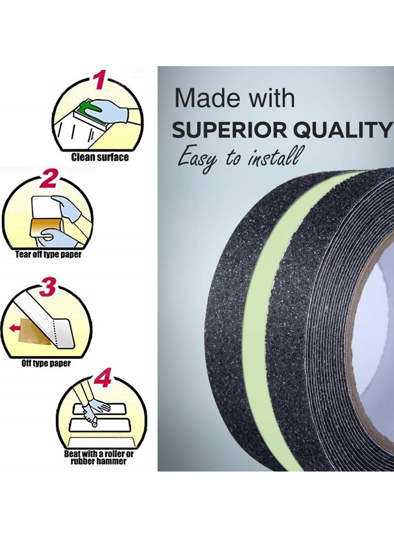 ONTWIE Black Anti-Slip Stair Tape, 33 Feet - Image 3