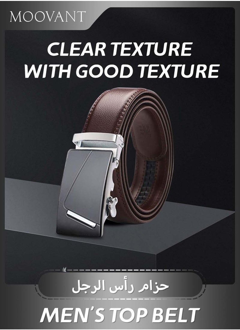 4PCS Belt and Wallet Purse Set, Genuine Leather Belt & Portable Leather Wallet Present Set for Men, with Gift Box and Bag, Brown - pzsku/ZBAEBD69F6B9B95EFFBCCZ/45/_/1722567146/90f289ac-813d-45ca-a432-51304f5f4870