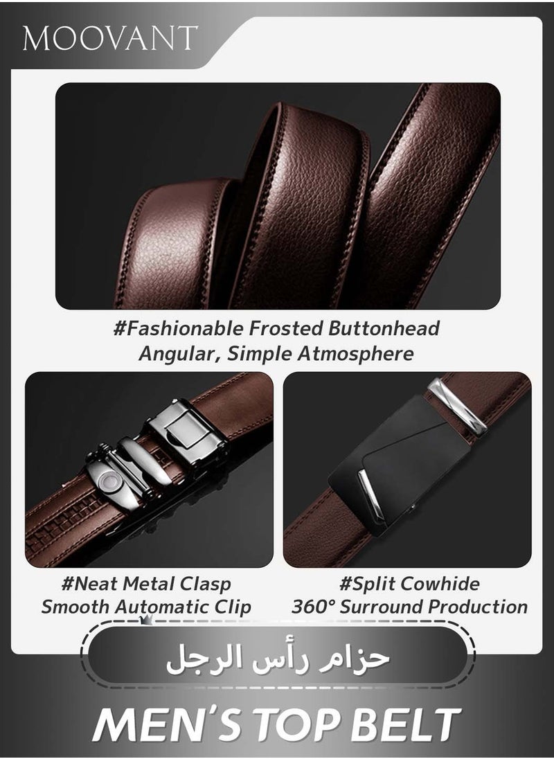 4PCS Belt and Wallet Purse Set, Genuine Leather Belt & Portable Leather Wallet Present Set for Men, with Gift Box and Bag, Brown - pzsku/ZBAEBD69F6B9B95EFFBCCZ/45/_/1722567166/cab951ba-08c7-4ec1-8f0a-e66c99b8c3f9