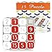 rytopt Slide Puzzle Number Puzzle for Adult Red and White Number Sliding Educational Learning Games - Image 2