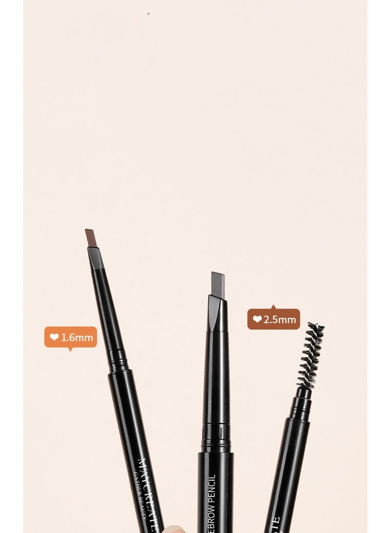 ماي كرييت تصميم مزدوج الأطراف مع فرشاة حلزونية مدمجة، لون بني داكن، يوفر تغطية تدوم 12 ساعة. - Image 5