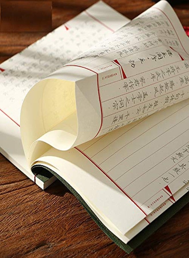 IXUECAT Chinese Calligraphy Writing Practice Paper Book Exercice Textbook Tracing Paper Handwriting Practice Workbook for Chinese Characters Writing Practice (Style-#2) - Image 4