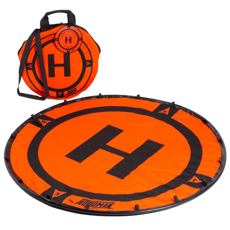 Hoodman 3 Foot Weighted UAV Drone Landing Pad fits Matrice 4E Mini 4 Pro mini 3 pro mavic spark Durable No Stakes Required collapses to 13 of deployed size - Image 2