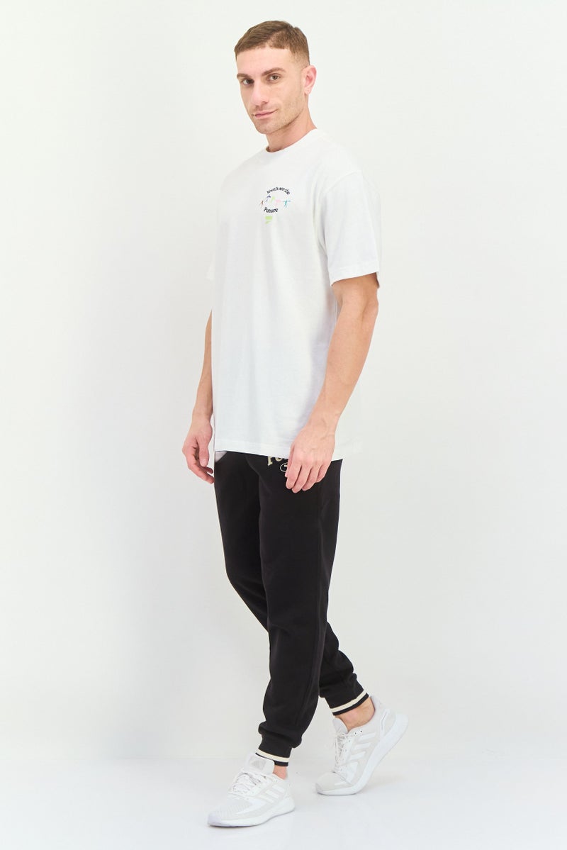 PUMA Men Relaxed Fit Short Sleeves Outdoor T-Shirt, White - Image 2