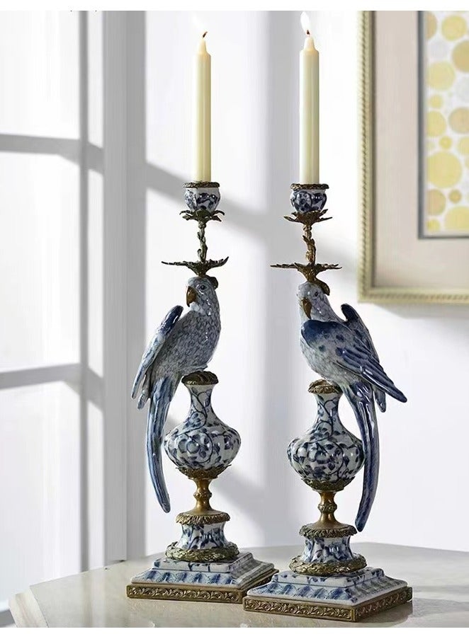 China Made [INK ORIENTAL｜Celadon Secret Porcelain & Gilded Heritage Clock｜Ice-Cracked Bronze Sculpture｜1300°C Kiln-Fired Renaissance Guardian] - Image 1