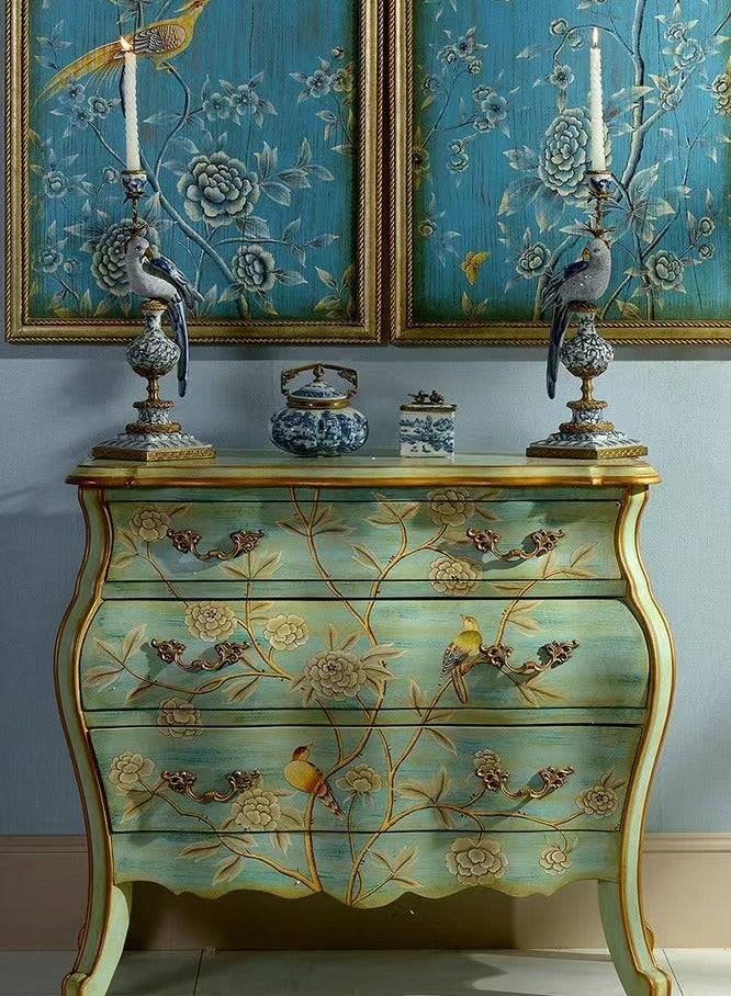 China Made [INK ORIENTAL｜Celadon Secret Porcelain & Gilded Heritage Clock｜Ice-Cracked Bronze Sculpture｜1300°C Kiln-Fired Renaissance Guardian] - Image 2