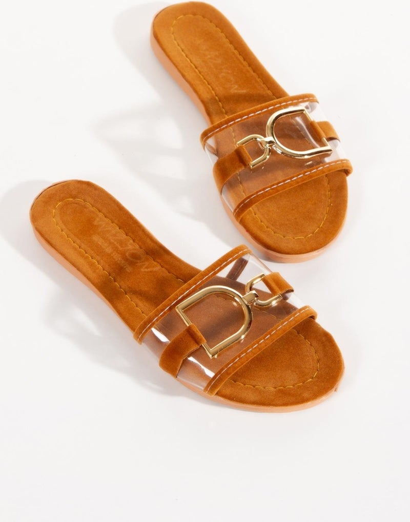 ModaFrato D Buckle Transparent Women's Slippers Outdoor and Indoor Slippers  - Image 3