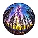 Jigfoxy Wooden Puzzle for Adults Galactic Forest Jigsaw Puzzles for Adult Unique Animal Shape Wood Cut Puzzles Christmas Thanksgiving Gifts for Friends Family M114 114in200pcs - Image 2