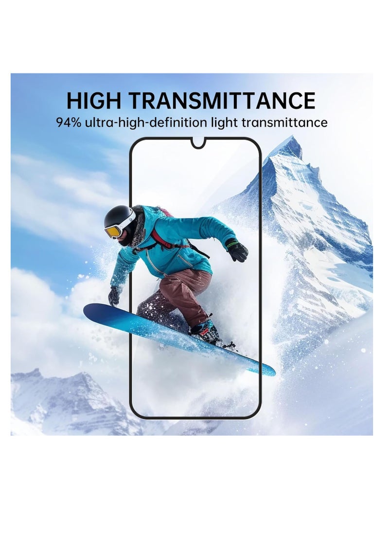 [1+2] For Google Pixel 8 Clear Case with Tempered Glass Screen Protector(2pcs), Soft TPU Four Corner Bumper Airbag Anti-drop Protection, Ultra-thin Transparent Cover (Google Pixel 8)