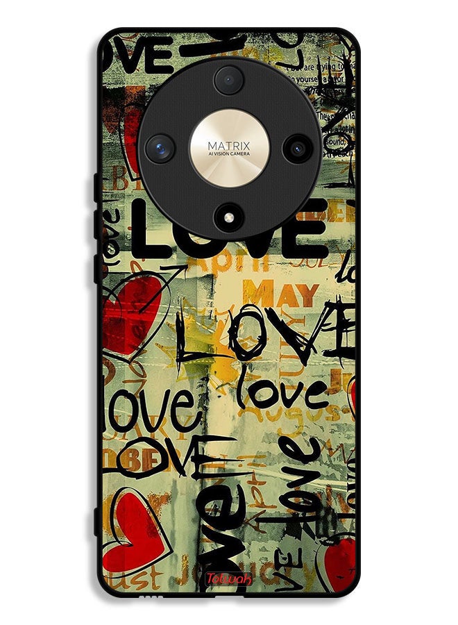Tolwak Honor X9b Protective Case Cover Love Tags - Image 1