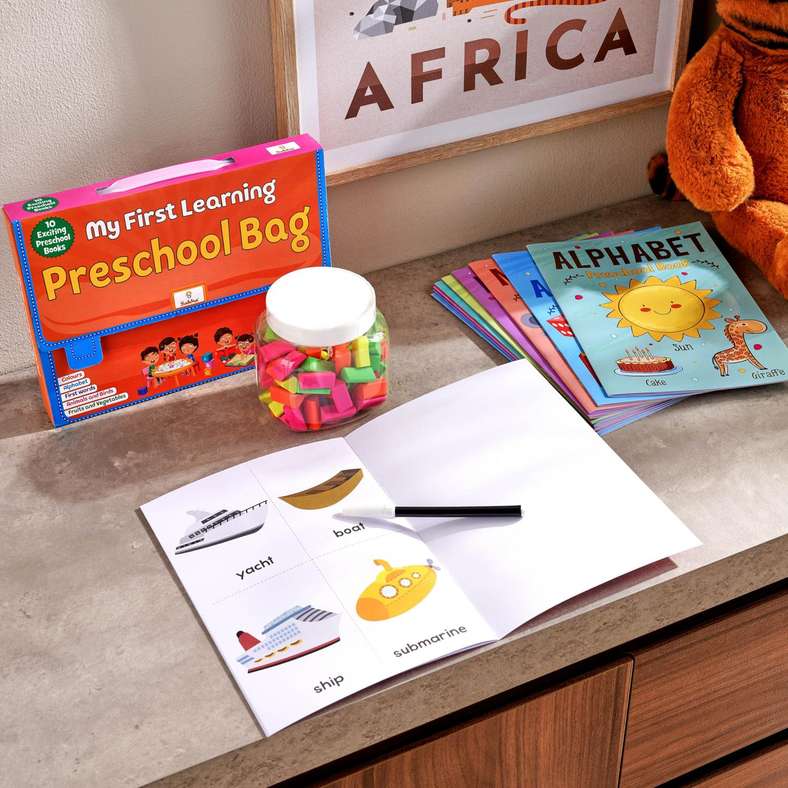 Pan Home My First Learning Preschool Bag - Multi - Image 1