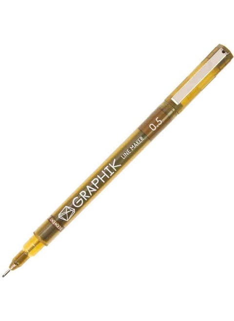 Graphik Line Maker Technical Drawing and Graphic Pen 0.5 Sepia