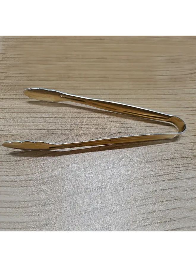 ملاقط مطبخ صغيرة ذهبية لامعة للشامبانيا للسلطة والخبز والثلج والسكر - Image 5