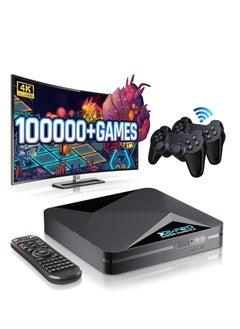 X2-PRO Super Console, Pro Video Game Console, Built-in 10000+ Games, Android 9.0/Emuelec 4.5/CoreE System, Supports 4K UHD Output, 2.4GHz/5GHz Wi-Fi, Bluetooth 5.0