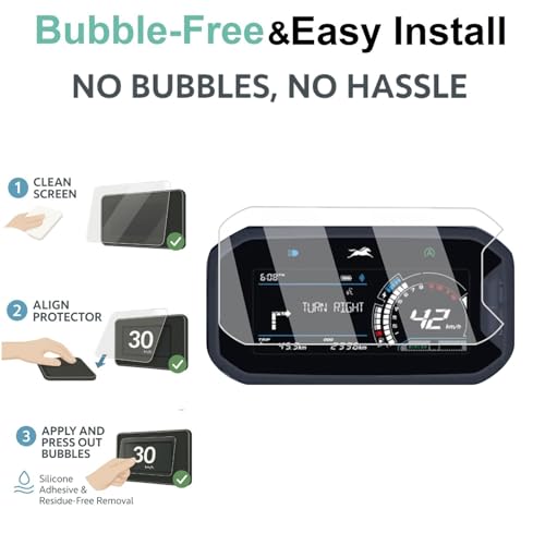 Wisely Premium Screen Guard for NEW TVS Ntorq 125 Race XP (2025) Scooter - Display Digital Meter Protector - HD Clear, Full Cover - Easy Installation Kit - Scooty Instrument Cluster Accessories - Image 5