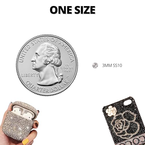 Worthofbest 31000Pcs Rhinestones for Bedazzling, 3mm Bedazzler Kit with Flatback Rhinestones for Clothes Crafting Crafts Nails Clothing, Flat Back Resin Rainbow Colorful Colored Crystal with B 7000 Glue Clear - Image 4