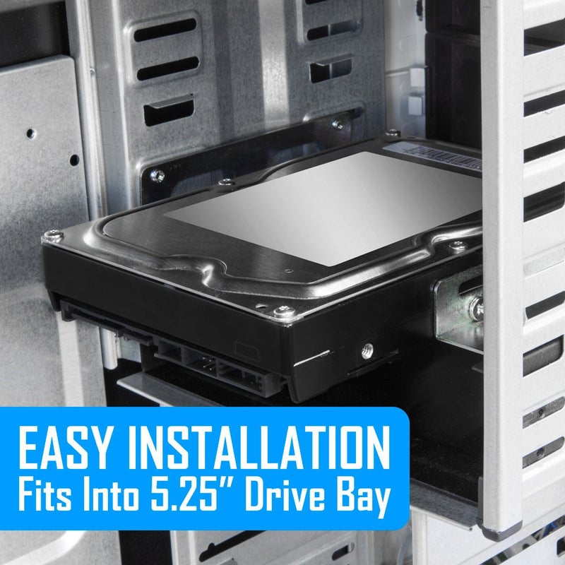 Kingwin SSD Hard Drive Mounting Kit Internal, Convert Any 3.5â€ Solid State Drive / HDD Into One 5.25 Inch Drive Bay. Mounting Screws Included, Quick and Easy Installation [HDM-229] - Image 2
