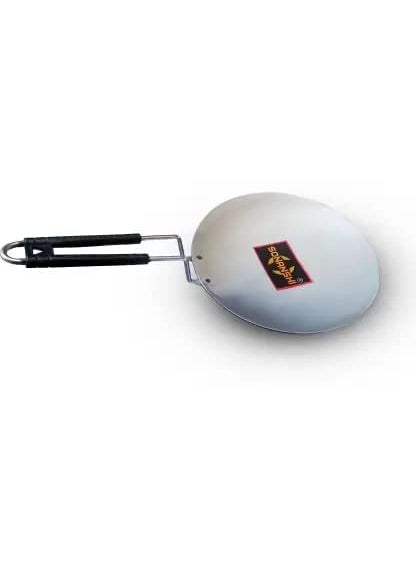 Sonanshi Sonanshi Pure Iron/Loha Roti/Chapati Tawa 9.5 Inches Silver with PVC Handle  - Image 4
