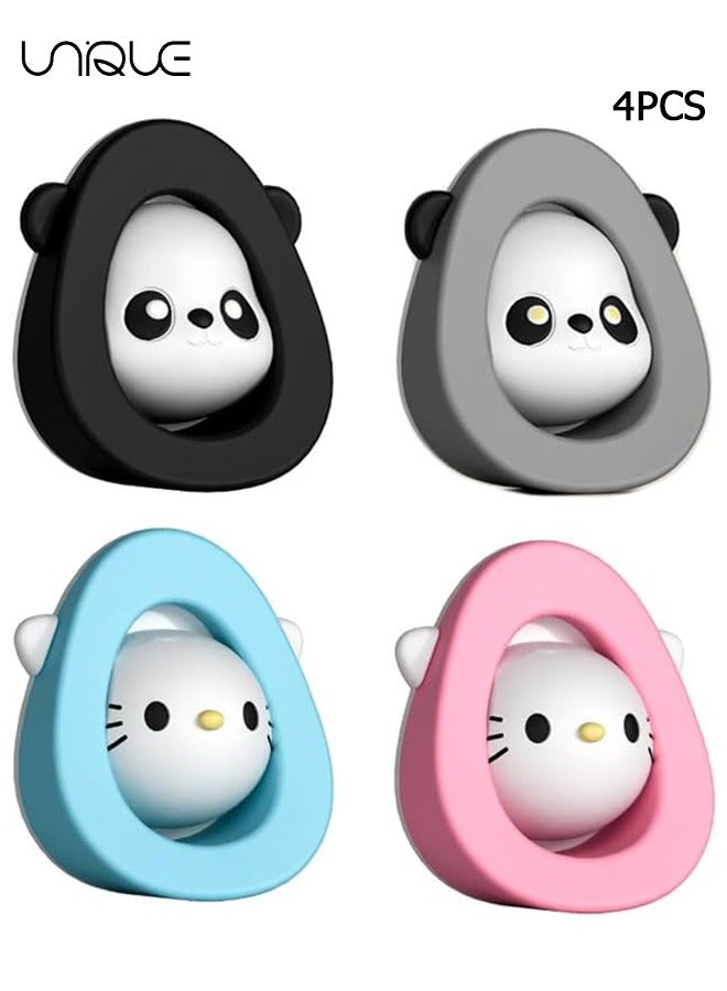 Unique Pack of 4 Door Stopper Wall Protector, 2-in-1 Anti-Skid Anti-Collision Door Stopper for Wall Protection, Animal Silicone Door Stop Wall Protector for Home and Office  - Image 1