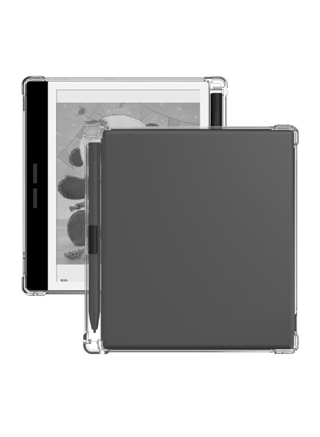 Case Compatible with Bigme B751 7 inch eReader - Lightweight Transparent Flexible Soft Back Cover with Pen Slot - Image 5