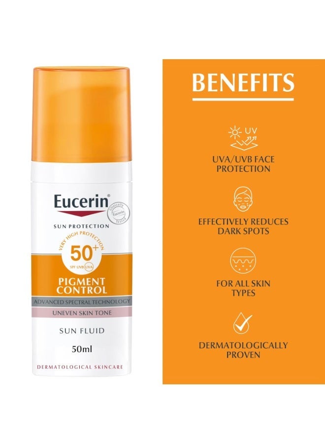 يوسيرين سائل الحماية من الشمس للتحكم في التصبغات SPF50+ - Image 3